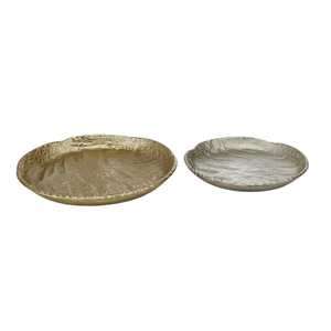 Bandeja de Servicio Redonda de Metal con Asas Resistentes, Estilo Antiguo, para Aplicaciones de Servicio en Hogares y Hoteles de Lujo - Product Image 5