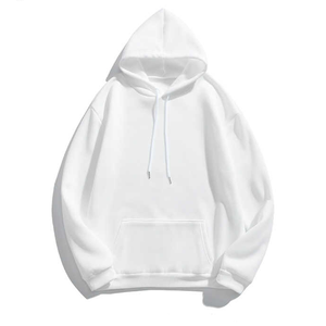 Vente en gros de sweats à capuche pour hommes, style streetwear, en coton molletonné, coupe ample, coupe régulière, hiver, couleur unie, doux, séchage rapide, respirant - Product Image 5
