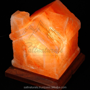 Lampe en sel de l'Himalaya sculptée à la main pour la décoration de la pièce, lampe en sel à lumière douce, lampe en sel apaisante - Product Image 6