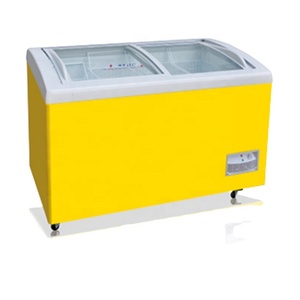 208L Siêu Thị Ice Kem Tủ Lạnh Sâu Ngực Tủ Đông Thương Mại Hàng Đầu Cửa Gelato Hiển Thị - Product Image 1