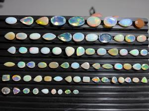 Pierre précieuse d'opale éthiopienne de luxe pour les créateurs, opale éthiopienne facettée pour la fabrication de bijoux à prix abordable - Product Image 2