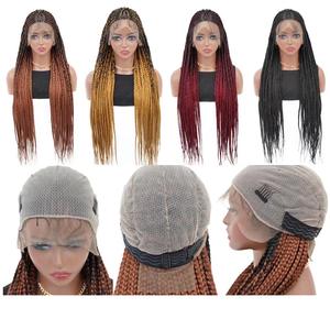 Boîte frontale à dentelle de maïs pour femme, perruque tressée, 1 pièce - Product Image 5