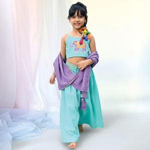 Lehenga Choli ethnique de qualité export pour filles de 1 à 5 ans, tenue de créateur pour mariage et fête, disponible à prix raisonnable - Product Image 1