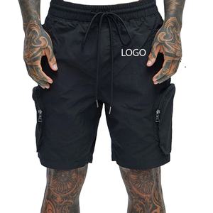 Pantalones cortos tipo cargo para hombre, perfectos para el verano, diseño de alta calidad con bolsillos y cintura elástica para mayor comodidad, ropa informal y moderna. - Product Image 1