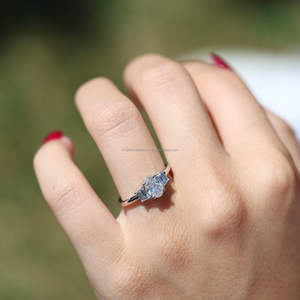 Igi/gia แล็บตัดเพชรวินเทจ14K สีเหลืองแหวนแต่งงาน/งานหมั้นใส่ได้ทั้งชายและหญิงสีขาวทองคุณภาพดีสำหรับงานปาร์ตี้ครบรอบ-คุ้มค่า - Product Image 2