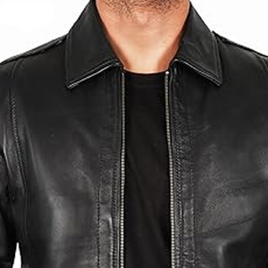 Design Your Own <b>Leather</b> Fashion <b>Jackets</b> High Quality Product in Best Price <b>Long</b> Sleeve <b>Leather</b> <b>Jacket</b> For Men Light Weight - Product Image 4