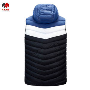 Chalecos Acolchados Ryan Pro Gear de Diseño Personalizado para Hombre, Relleno de Poliéster, Tela Cómoda con Diseño de Panel con Logotipo Personalizado - Product Image 4