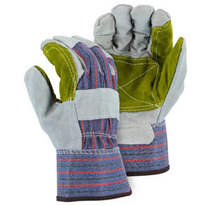 Guantes de Cuero de Último Diseño con Rayas, Equipo de Protección Personal para Jardinería, Guantes de Seguridad para Trabajos de Elevación, Transpirables - Product Image 6