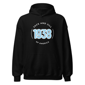 Unisex <b>Light</b> Blue Hoodie <b>Circle</b> Embroidered Graphic Pullover Fleece Sweatshirt Long Sleeve Casual Winter Apparel - Product Image 1