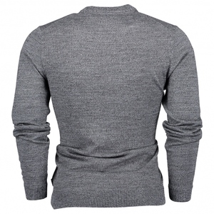 Sweat-shirts en molleton anti-rides à col rond et manches longues pour hommes, en coton biologique, grande taille, vente en gros 2026 - Product Image 2