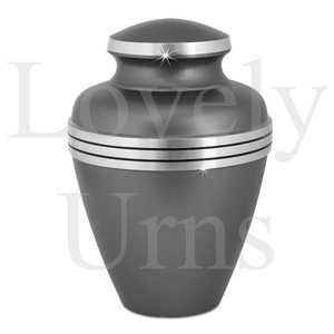 Classic Pewter Cremation Urn Elegant <b>Memorial</b> <b>Keepsake</b> Decorative Container Home Decor Funeral Accessories Durable Premium - Product Image 3