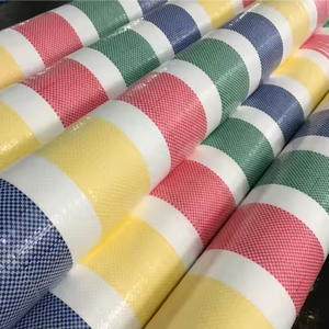 PE Stripe Tarpaulin <b>Waterproof</b> <b>Sheet</b> Multi Purpose Cover for Truck Outdoor Garden Camping OEM Custom Size - Product Image 2