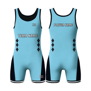 Singlet de Lucha Unisex con Diseño de Circuito Rojo Sublimado, Súper Suave, de Spandex, que Absorbe la Humedad, Ajustado, para Adultos - Product Image 6