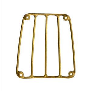 Rejilla de Combustible para Tanque de Gasolina, Estilo Vintage, en Latón, Compatible con Royal Enfield Classic 350 500 Bullet, con Detalles Cromados - Product Image 1
