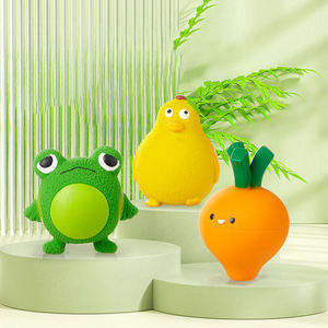 Juguetes Ecológicos de Látex con Forma de Rana para Mascotas, Juguetes Masticables para Perros, Limpieza de Dientes, Multifuncionales, Venta al por Mayor - Product Image 3