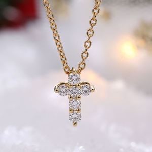 Pendentif Hip Hop en diamant de laboratoire, or véritable, bijoux personnalisés, design de collier Bling disponible à la vente, directement de l'usine. - Product Image 2