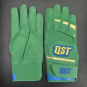 Gants de frappe en cuir synthétique antidérapants et absorbant les chocs, logo personnalisé, séchage rapide, respirants, durables, pour jeunes joueurs de baseball - Product Image 1