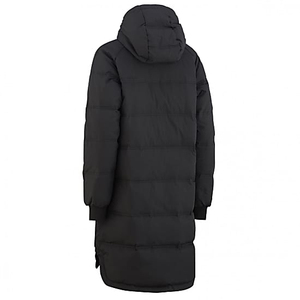 Black <b>Long</b> Down <b>Jacket</b> Men <b>Hooded</b> <b>Puffer</b> Coat Thick Zip Up Winter Solid Black Casual Outerwear 2026 - Product Image 2
