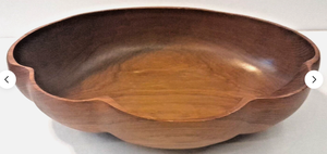 Tazón de Madera de Monkey Pod Auténtico, Hecho a Mano en Filipinas, para Servir, Decorativo, Rústico, para Frutas y Ensaladas - Product Image 5