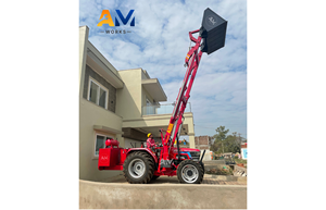 Cargador de Cogollos No Telescópico Ashok Metal Works para Tractor New Holland, Capacidad de Cucharón de 400 kg, Altura de Descarga de 16 pies, Confiable, 1 Año de Garantía - Product Image 2