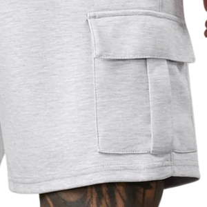 Mens Light Grey Travel Cargo Shorts Casual <b>Athletic</b> Gymwear Utility Pocket Workout Summer Activewear Shorts - Product Image 2