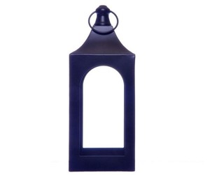 Dark Blue Handmade Bulk Selling Portable Metal <b>Candle</b> <b>Lantern</b> With Blue Finish <b>Candle</b> <b>Lantern</b> for Outdoor & Home Decoration - Product Image 1