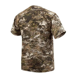 Vêtements de chasse pour homme, t-shirts de chasse respirants imprimés, t-shirts de randonnée à col rond en coton pour homme - Product Image 4