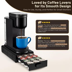 Organizador de Cápsulas de Café Keurig K-Cup Compacto y de Fácil Acceso con Capacidad para 18 Cápsulas, Cajón con Deslizamiento Suave SMA para Almacenamiento de Cápsulas de Café - Product Image 5