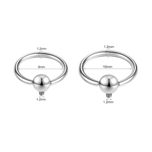 Bille esclave en titane G23 BCR pour tiges à filetage interne de 1,6 mm - Product Image 5
