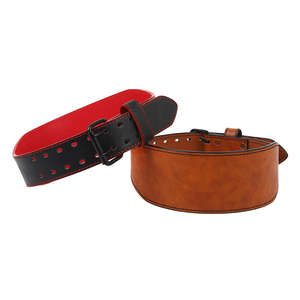 เข็มขัดยกน้ำหนักหนังแท้แบบหนาพิเศษ พร้อมโลโก้สั่งทำพิเศษ สำหรับออกกำลังกาย พาวเวอร์ลิฟติ้ง ยกน้ำหนัก ดีดเดิลิฟท์ และสควอท - Product Image 1