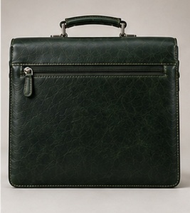 Sac Messager de Luxe en Cuir Véritable Souple à Rabat Classique Portable Vintage pour Ordinateur Portable, Affaires, Décontracté, Homme, Voyage, Pleine Fleur - Product Image 4