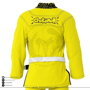 ชุดยิวยิตสู BJJ แบบมีโลโก้สั่งทำพิเศษ ซับในแบบ Sublimated ผ้าทอ Pearl Weave ผ้าฝ้าย 100% สำหรับยูนิเซ็กซ์ ชุดยิวยิตสูระดับมืออาชีพ ขายส่ง - Product Image 2