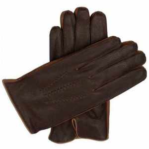 Gants en cuir confortables et élégants pour l'hiver avec doublure, pour usage quotidien / Nouveaux gants longs en cuir pour l'hiver 2026 - Product Image 2