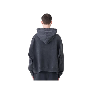 Sweat-shirt à capuche surdimensionné personnalisé en coton 100% de haute qualité, 500 g/m², à épaules tombantes, sans couture, respirant, pour le yoga et le sport - Product Image 6