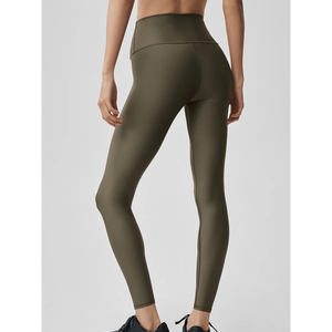 Conjuntos Deportivos de Yoga con Logotipo Personalizado, Conjuntos de 2 Piezas de Alta Elasticidad para Mujer, Pantalones de Yoga Ajustados de Secado Rápido, Conjunto de Entrenamiento con Cuello Alto - Product Image 6
