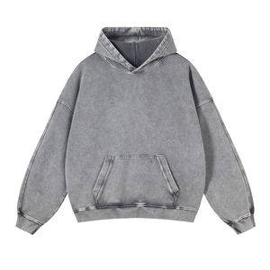 Sweat-shirt à capuche pour homme de haute qualité, ample et surdimensionné, en coton, style streetwear décontracté, manches longues, fournisseur en gros OEM - Product Image 6