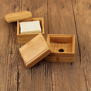 Factory Direct Sales Custom LOGO Natural Wooden <b>Soap</b> <b>Holder</b>/Container high Quality Bathroom Product For Sale - Product Image 1