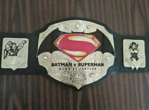 Ceintures personnalisées BM Vs SM Dawn of Justice, plaques en laiton de 2 mm d'épaisseur, taille adulte, ceinture de lutte - Product Image 3