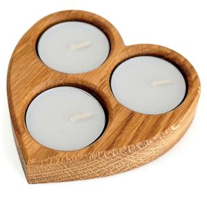 Bougeoir en bois écologique Bougeoir en bois très exigeant Ensemble de supports d'éclairage pour la maison et les restaurants Décoration d'éclairage Arrivée chaude - Product Image 5