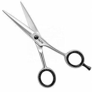 Ciseaux de coiffure professionnels de 6,5 pouces en acier inoxydable argenté, ciseaux de coupe de cheveux pour barbier, ciseaux de salon certifiés CE et ISO - Product Image 4