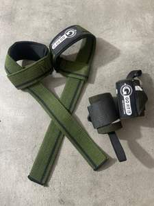 Bandes de poignet en néoprène et élastiques pour l'entraînement musculaire avec sangles de levage en forme de 8 - Ensemble d'accessoires de gym antidérapants et réglables - Product Image 3