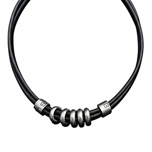 <b>Titanium</b> Steel Number Pendant with Gold Plated Butterfly & Pearl Religious Style for Men & Boys 17-Inch Rope <b>Chain</b> - Product Image 3