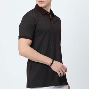 T-shirt Homme Manches Courtes Style Vintage de Qualité Supérieure, Boutons sur le Devant, Séchage Rapide, Spandex/Coton, Nouvelle Arrivée - Product Image 4