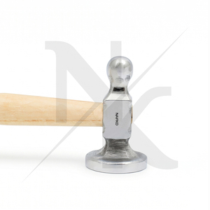 Top Quality Jewelers Chasing Hammer Domed Face Pein End Jewelry Hammer Tool <b>28mm</b> Head Silversmith Heavy Duty Chasing Hammer - Product Image 2