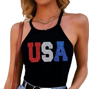 Camiseta Corta Negra de Tirantes Finos para Mujer al por Mayor, Ajustable, Básica, Ajustada, Casual, Suministro de Camisetas Cortas para Mujer - Product Image 5