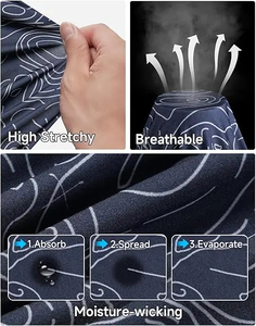 2026 New Style Men's for Shirts Hot New Arrival Solid Color Breathable Printed Jersey <b>Compressed</b> Knitted Hot Selling Price - Product Image 5