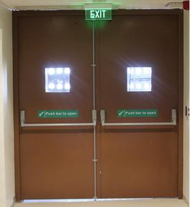 Puerta Cortafuego de Acero de Calidad Premium con Barra Antipánico y Sello Antihumo para Salida de Emergencia y Edificios Públicos, Disponible en Grandes Cantidades - Product Image 3