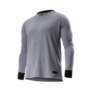 Camiseta Deportiva de Manga Larga para Hombre, 100% Algodón, Antiarrugas, Transpirable, Informal, para Verano, Venta al Por Mayor - Product Image 1