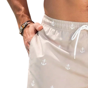 Shorts de Baño Estampados para Hombre, Secado Rápido, Cintura Elástica con Cordón, Shorts Casuales de Verano para Deportes Acuáticos, Venta al Por Mayor Personalizada - Product Image 5