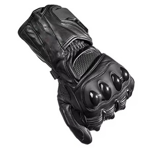 Gants en cuir pour hommes, gants de cyclisme d'hiver imperméables avec fermeture à boucle, respirants, compatibles avec les écrans tactiles - Product Image 2